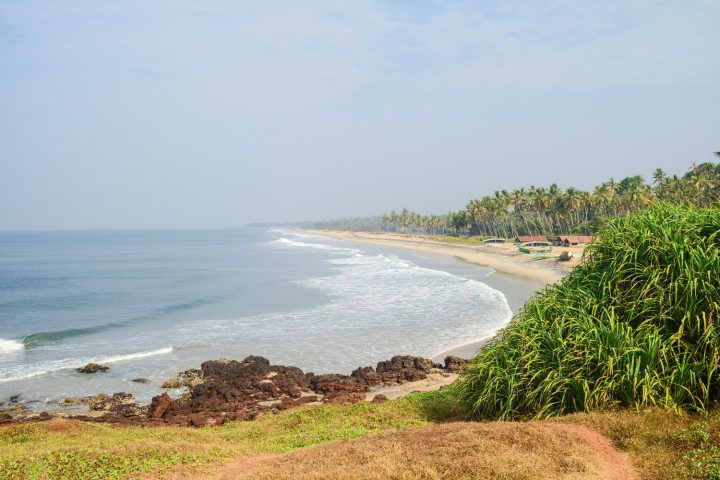 Beach at Varkala,Kerala, for relaxing